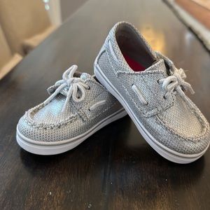 Sperry’s 3M Metallic Gray Boat Shoes